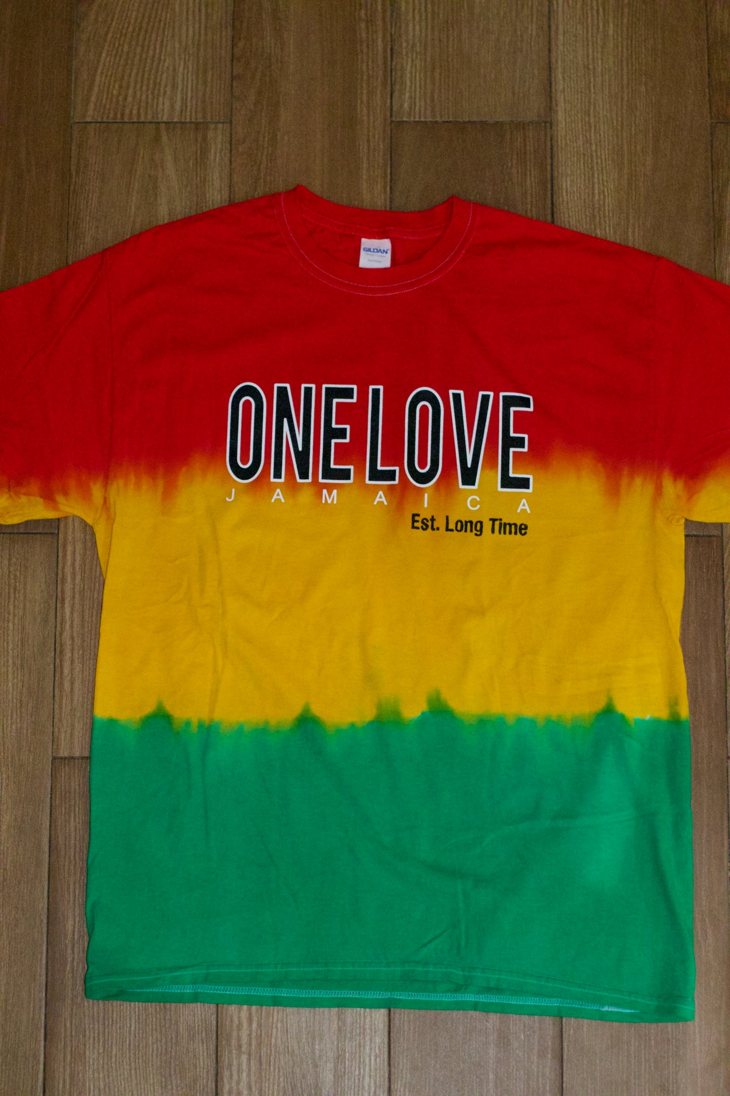 One Love Reggae Dip Tie-Dye