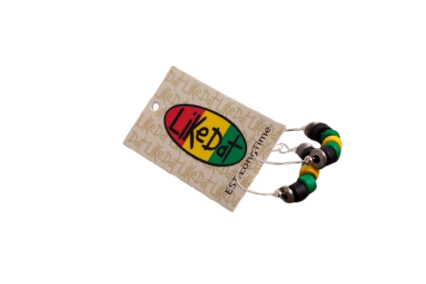 JAMAICAN BEAD EARINGS