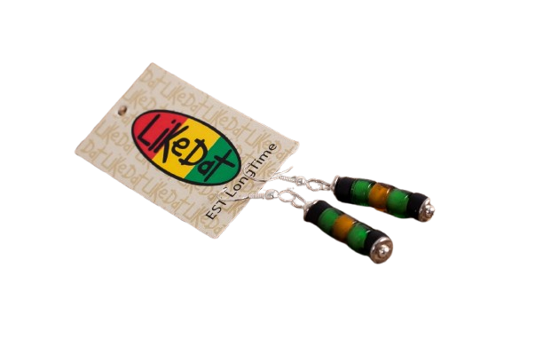 JAMAICAN GLASS DROPS EARING