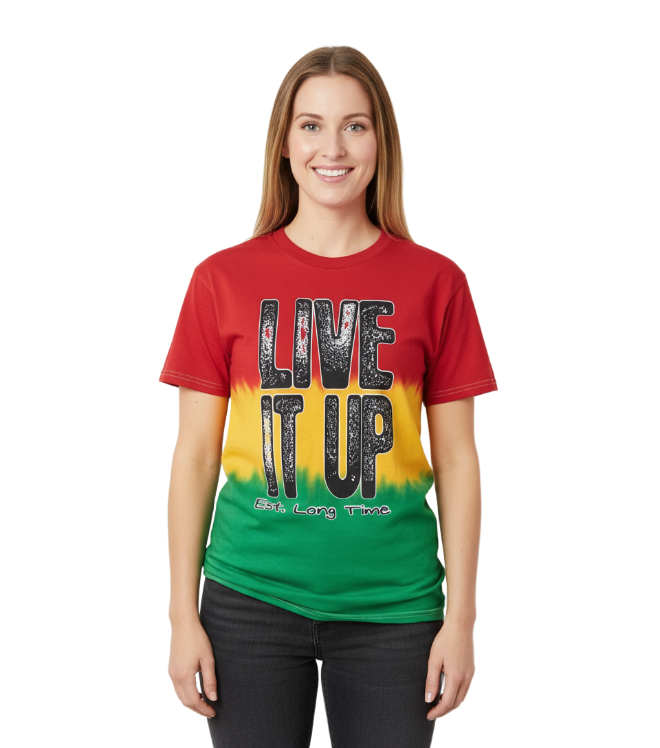 LIVE IT UP REGGAE TIE DYE