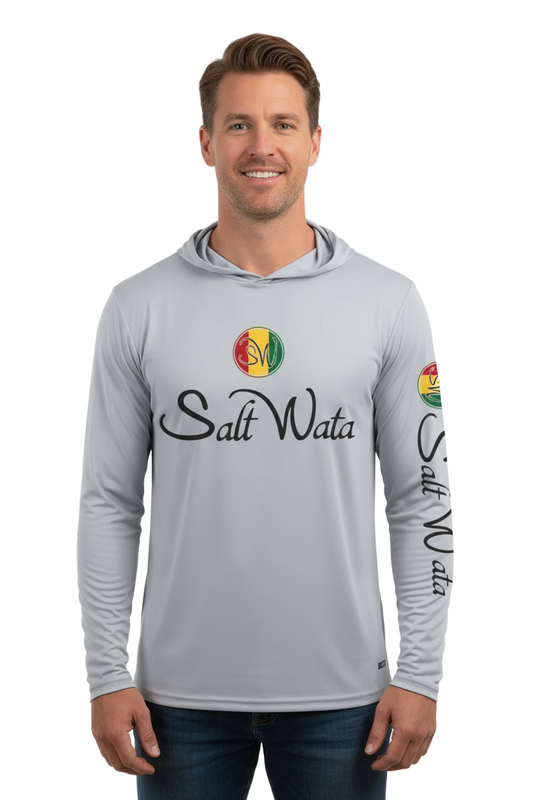 SALT WATA LOGO AQUA GRAY