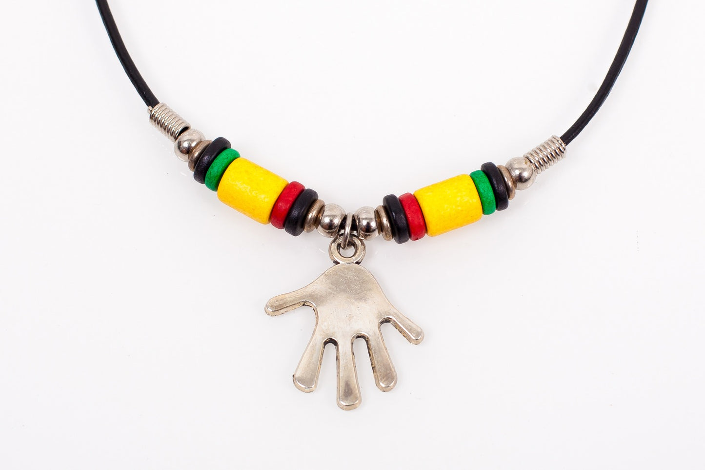 REGGAE HAND LEATHER NECKLACE