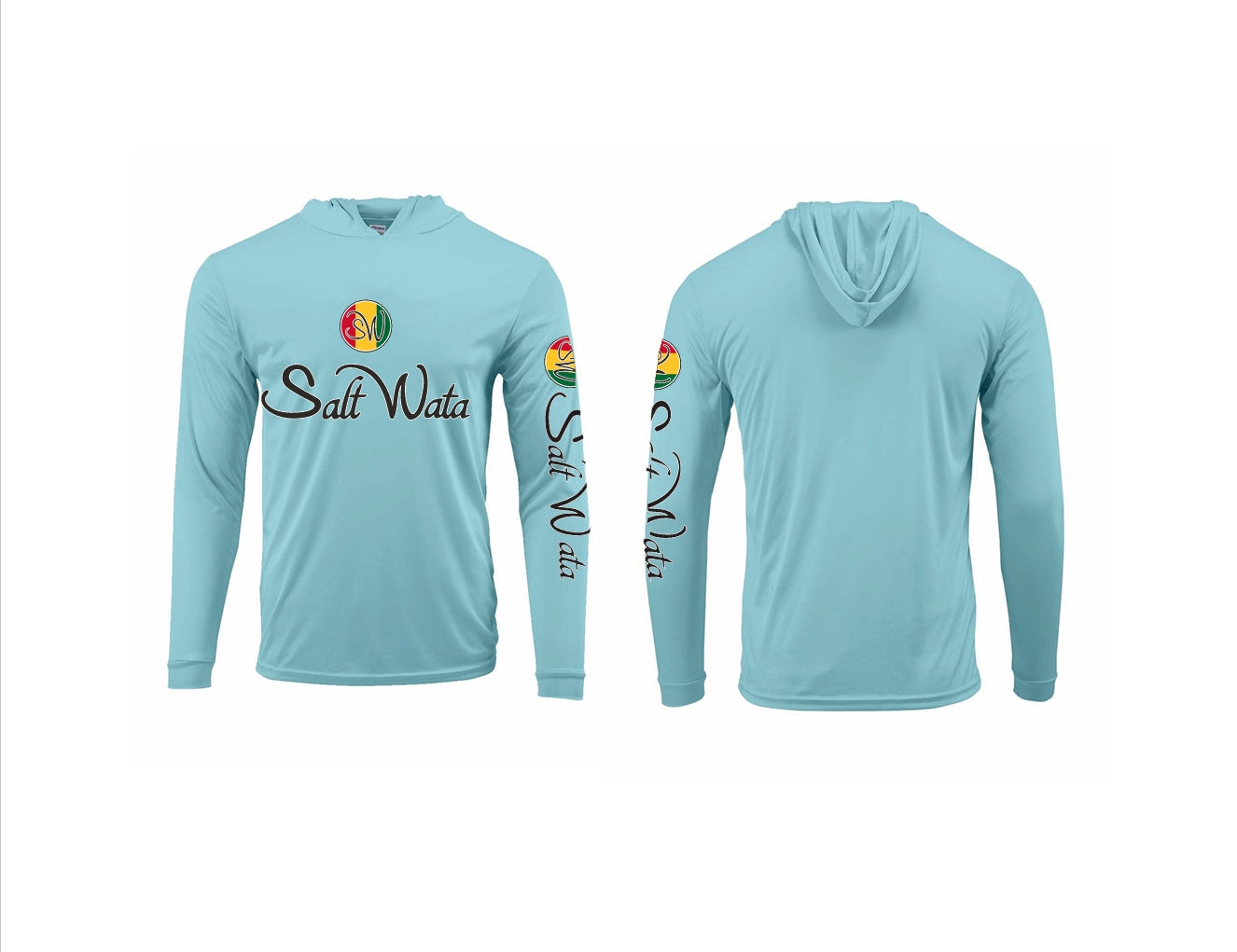 SALT WATA LOGO AQUA BLUE