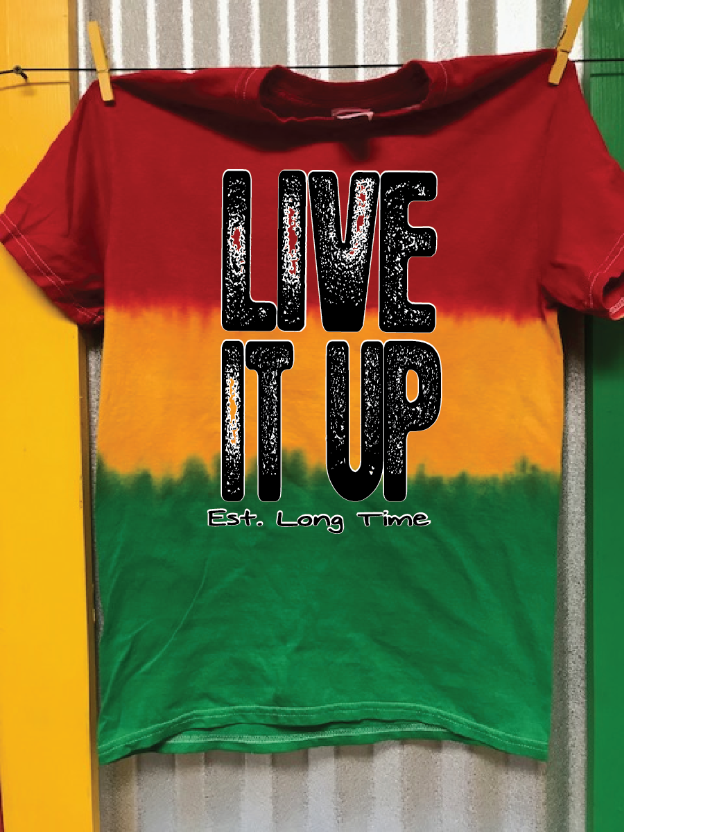 LIVE IT UP REGGAE TIE DYE