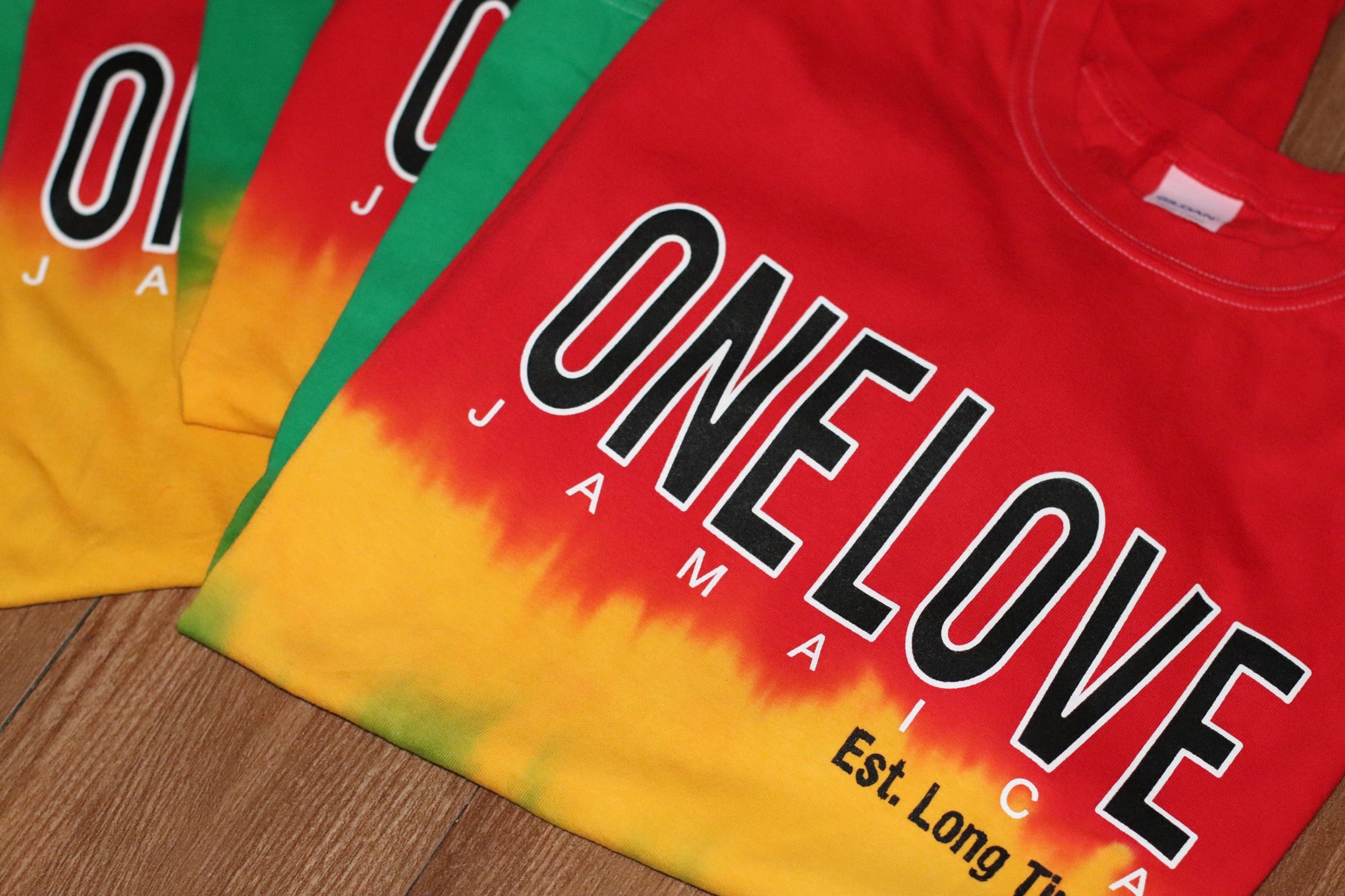 One Love Reggae Dip Tie-Dye