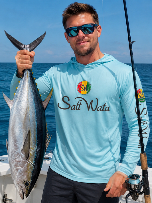 SALT WATA LOGO AQUA BLUE