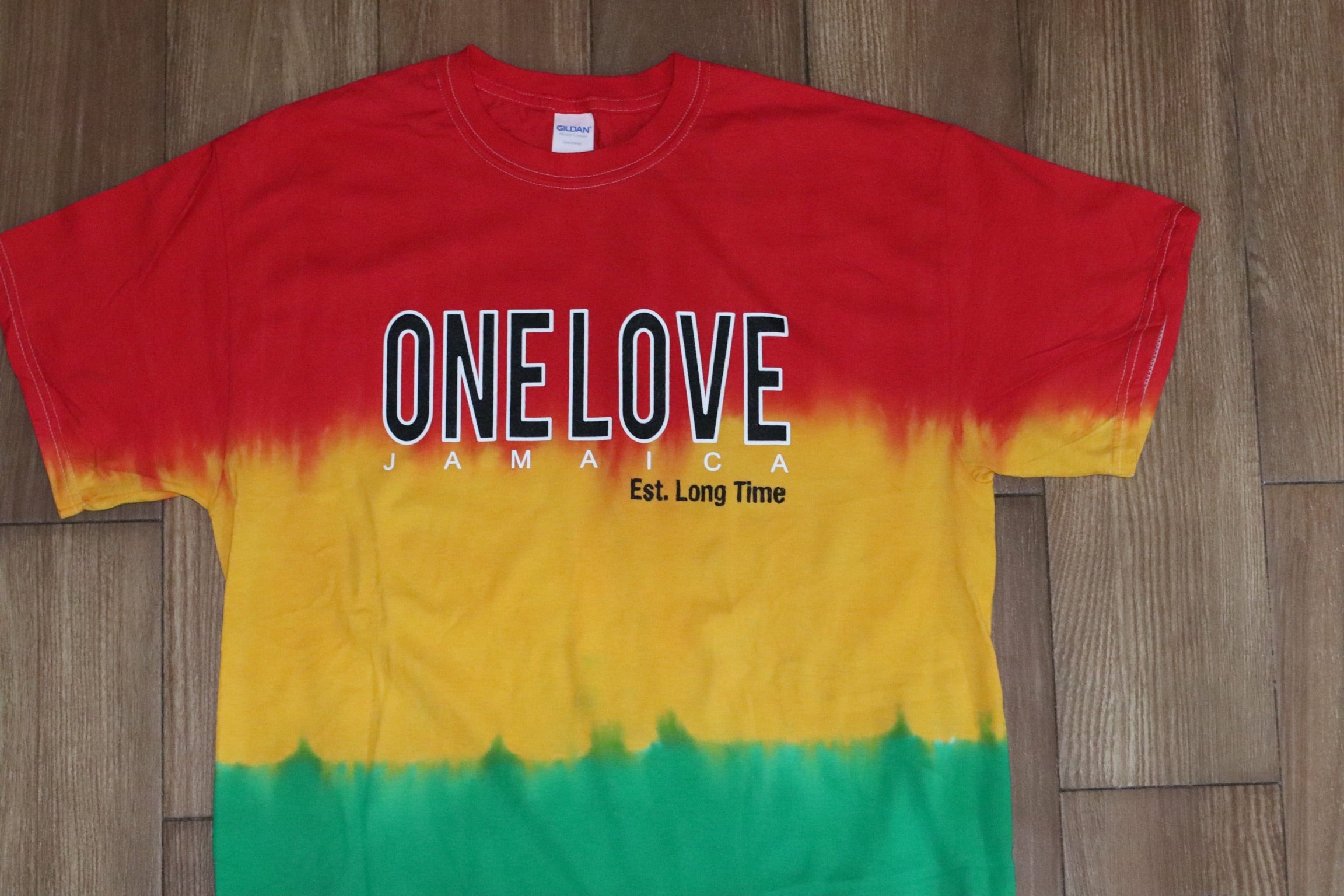 One Love Reggae Dip Tie-Dye