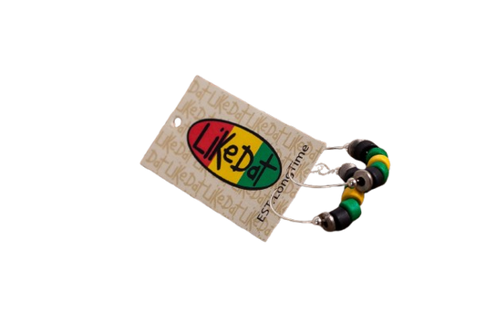 JAMAICAN BEAD EARINGS