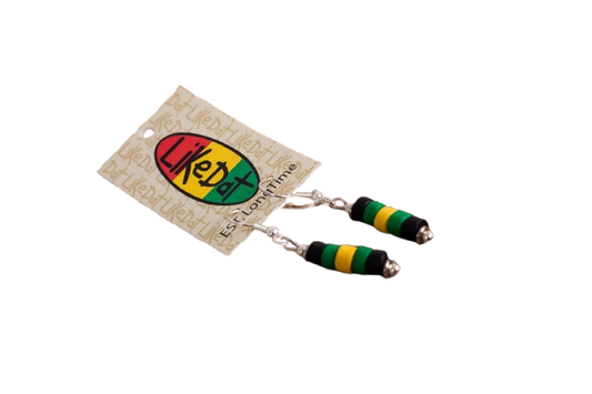 JAMAICAN DROP BEAD EARINGS