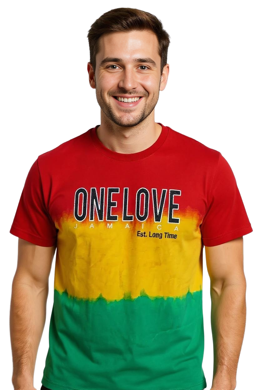 One Love Reggae Dip Tie-Dye