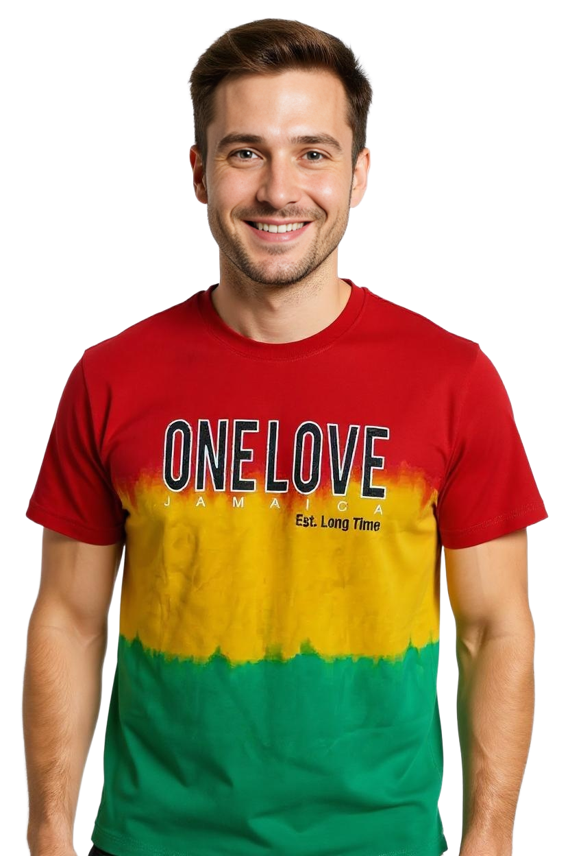 One Love Reggae Dip Tie-Dye