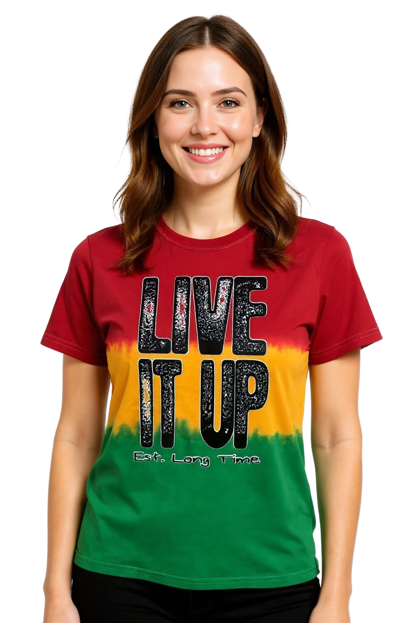 LIVE IT UP REGGAE TIE DYE