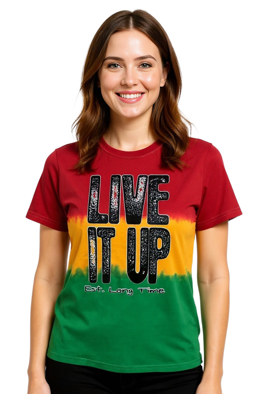 LIVE IT UP REGGAE TIE DYE