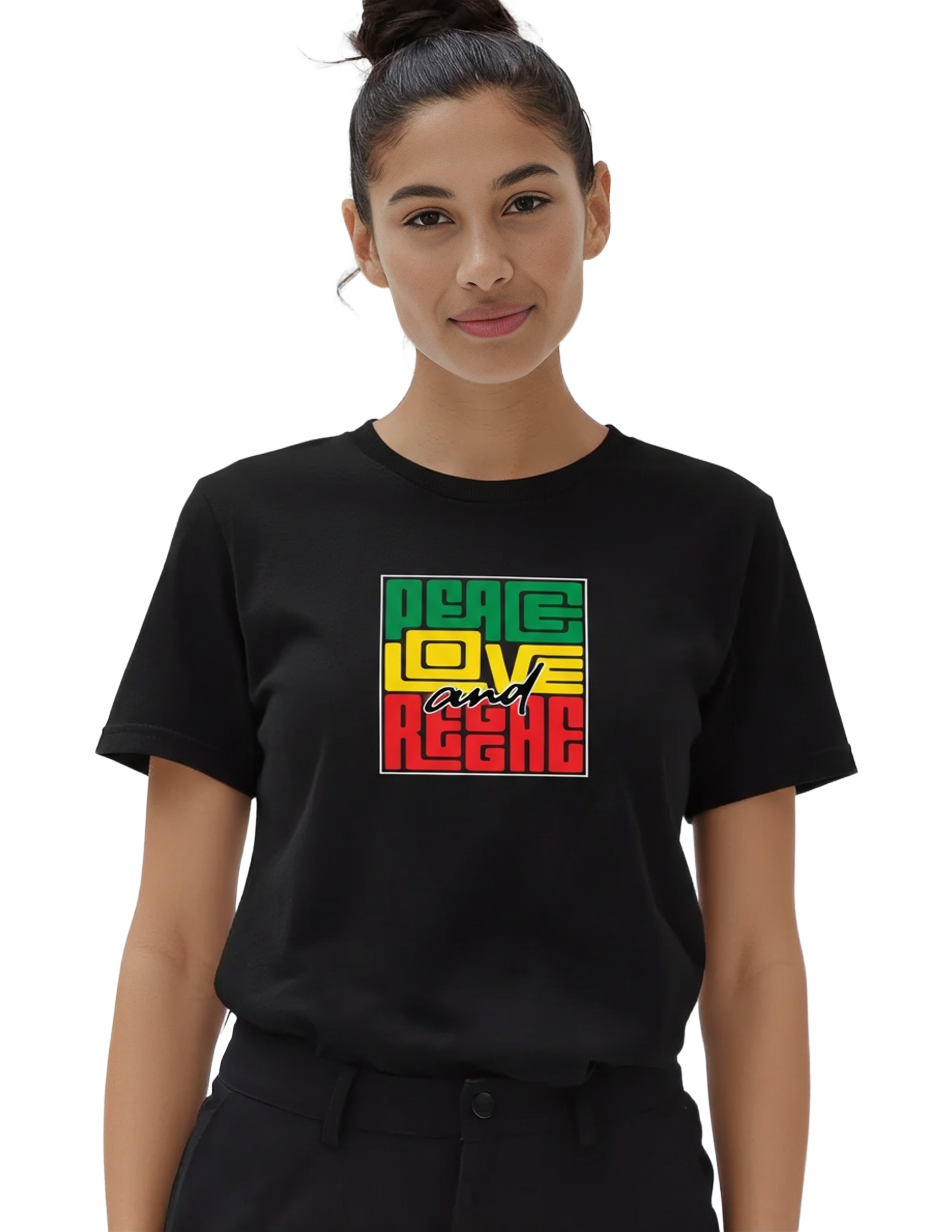 PEACE LOVE AND REGGAE