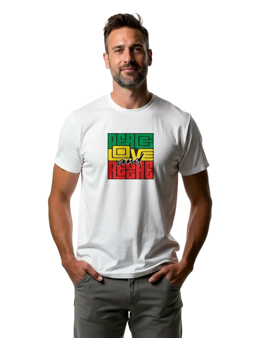 PEACE LOVE AND REGGAE