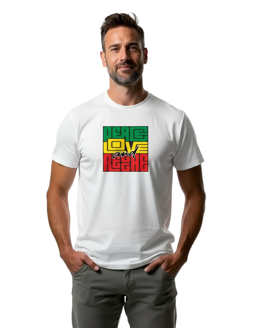 PEACE LOVE AND REGGAE
