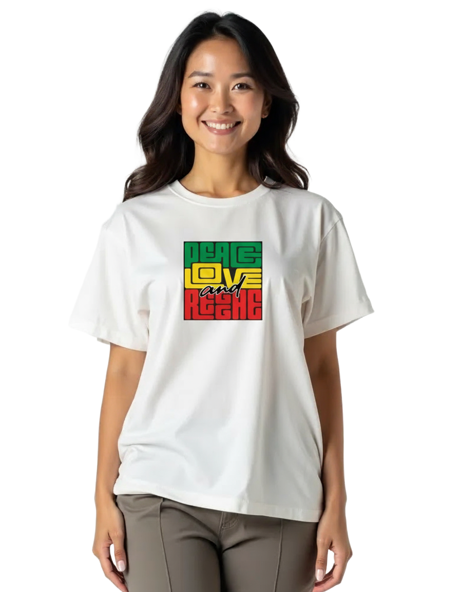 PEACE LOVE AND REGGAE