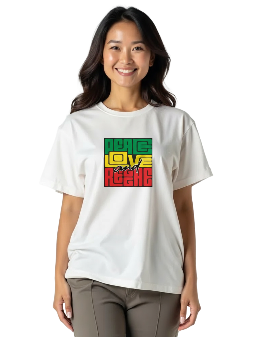 PEACE LOVE AND REGGAE