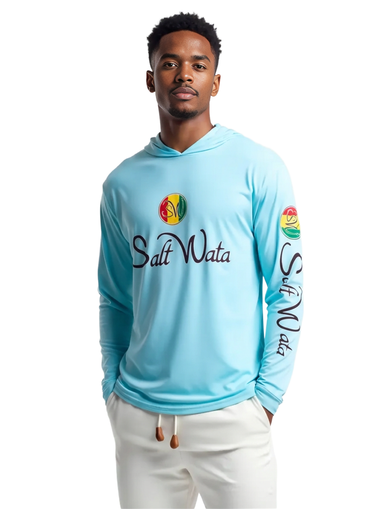 SALT WATA LOGO AQUA BLUE