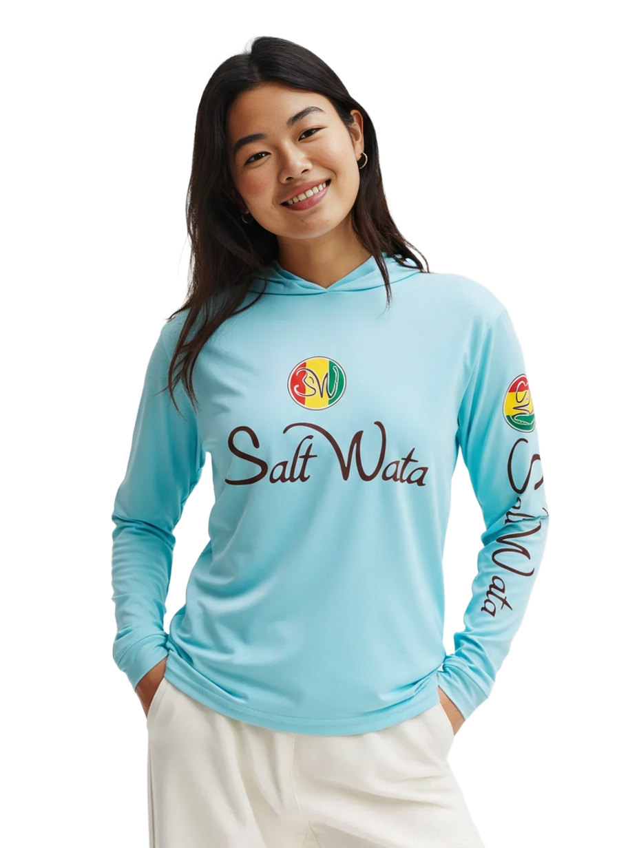 SALT WATA LOGO AQUA BLUE