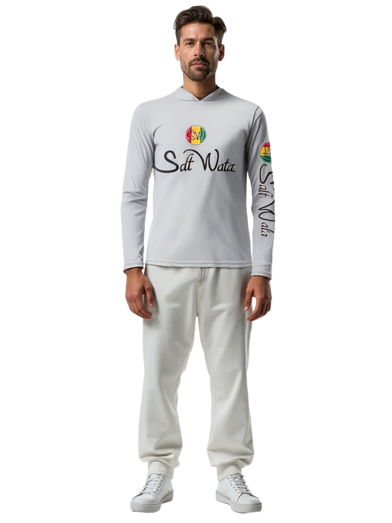 SALT WATA LOGO AQUA GRAY