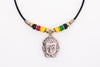 REGGAE BUDDHA LEATHER NECKLACE