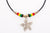 REGGEA LEATHER STAR NECKLACE